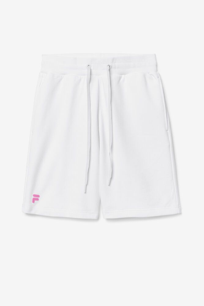 Fila Shorts Mens White Taylor - Ireland 20471-QUOD